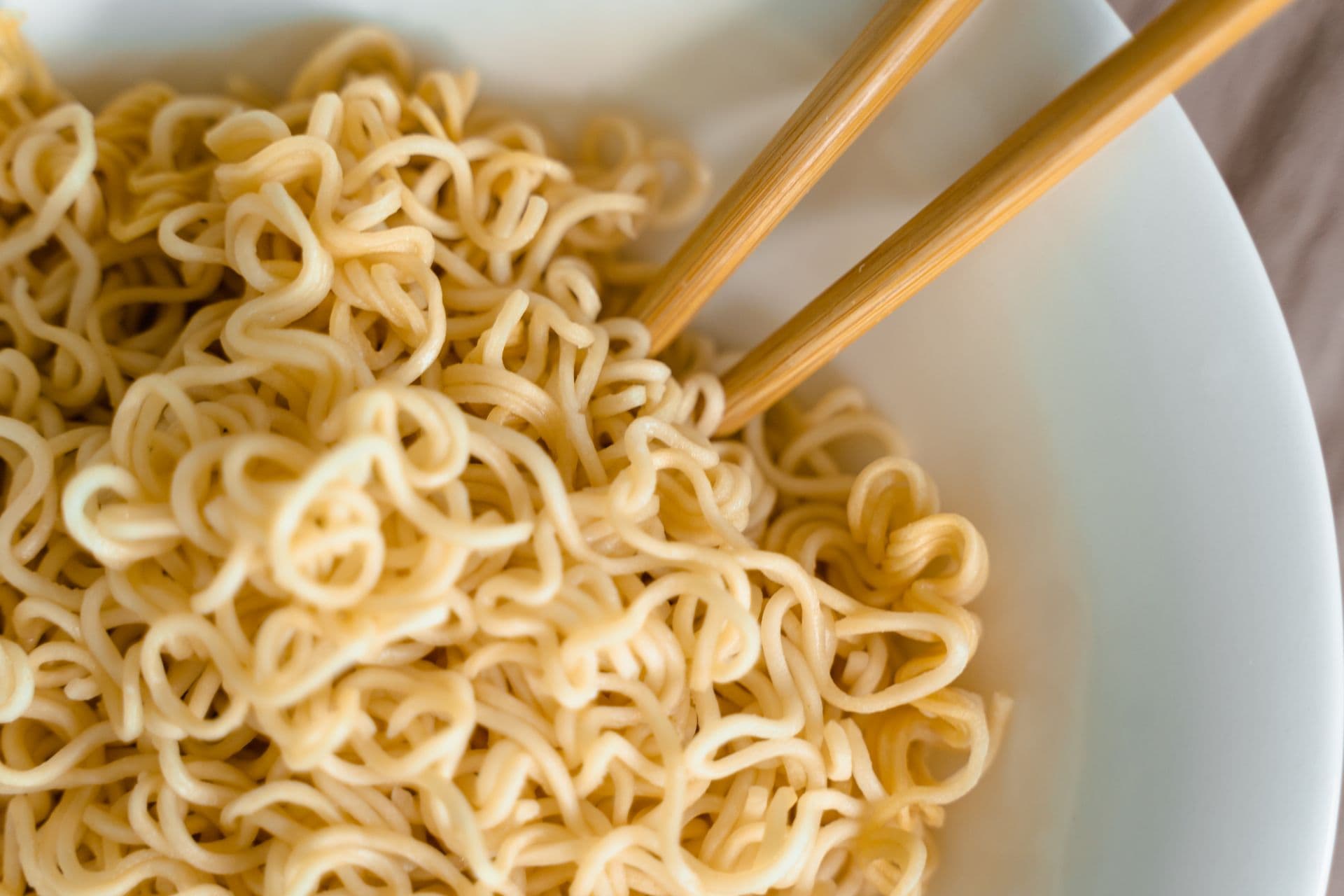 Nouilles instantanées, les produits fournis par Nissin