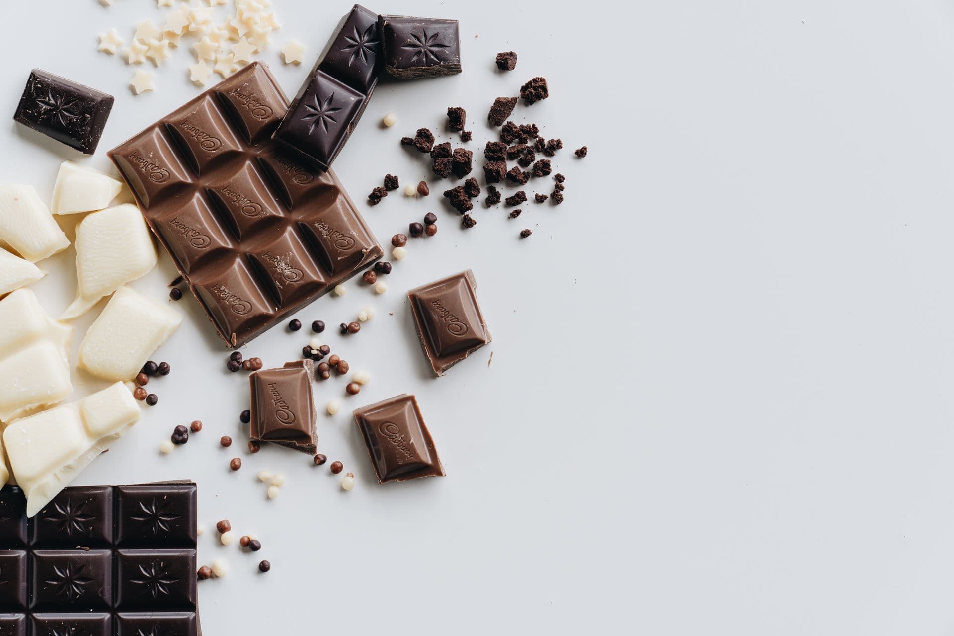 Chocolat, les produits fournis par M&M