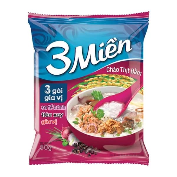 3 Mien Noodle Minced Pork Porridge 50g