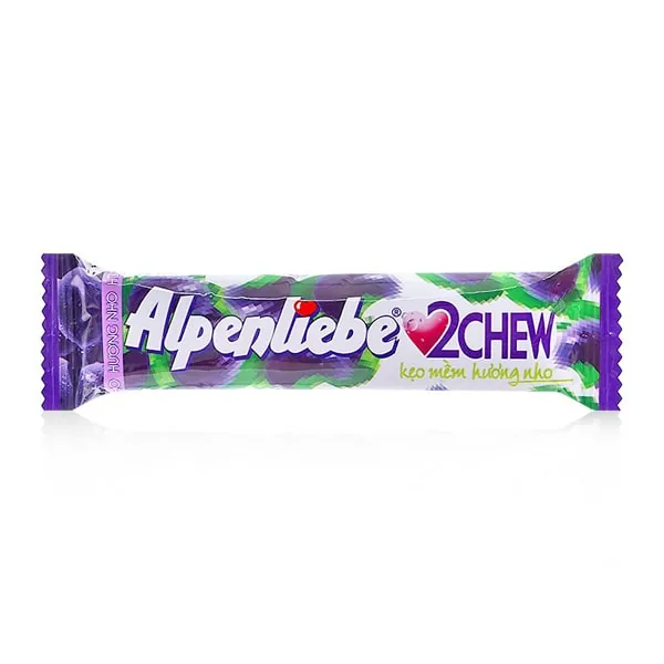 Alpenliebe Soft Candy 2Chew Grape 24.5g