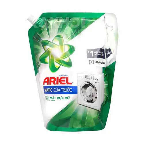 Ariel Laundry Detergent Matic Front Load Sparkling Fresh Liquid Refill 2400g