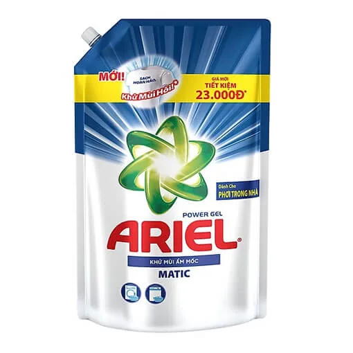 Ariel Laundry Detergent Prevent Musty Liquid Refill 1250g