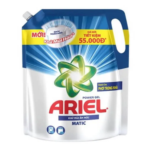 Ariel Laundry Detergent Prevent Musty Liquid Refill 3250g