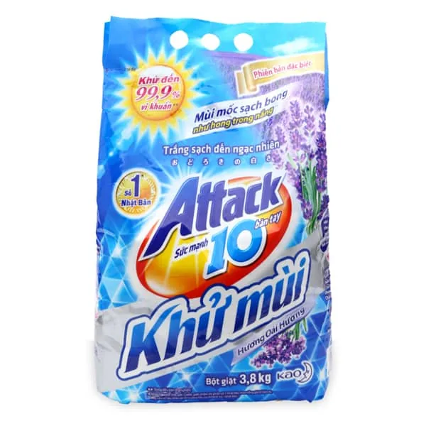 Attack Laundry Detergent Lavender Powder 3800g