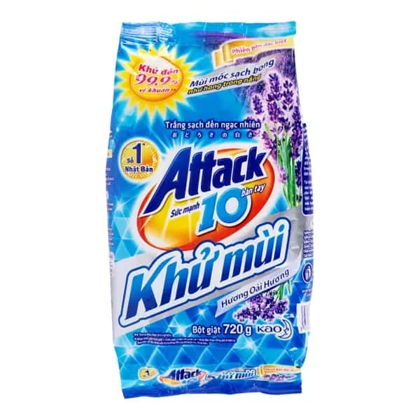 Attack Laundry Detergent Lavender Powder 720g