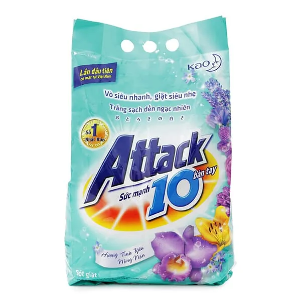 Attack Laundry Detergent Passionate Love Powder 3800g