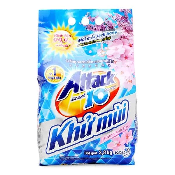 Attack Laundry Detergent Sakura Powder 3800g