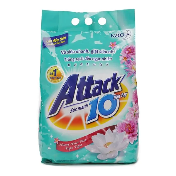 Attack Laundry Detergent Sweet Happiness Powder 3800g