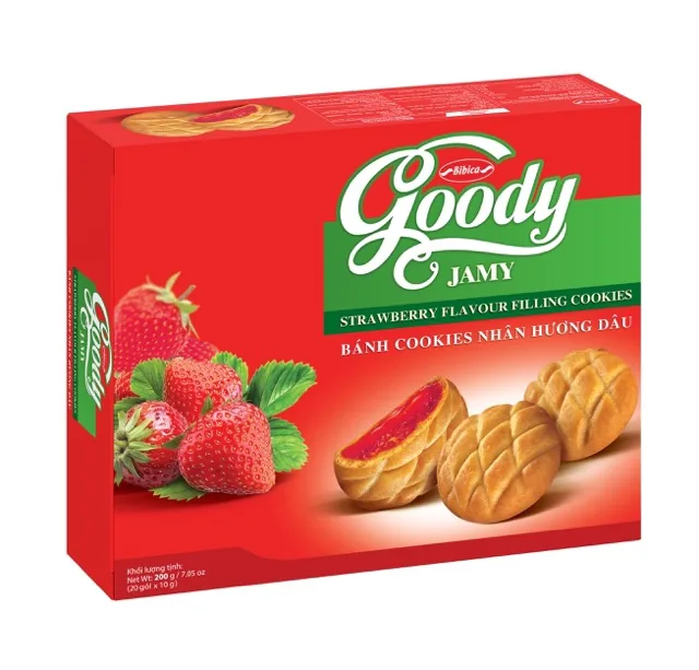 Bibica Biscuit Jamy Strawberry 200g