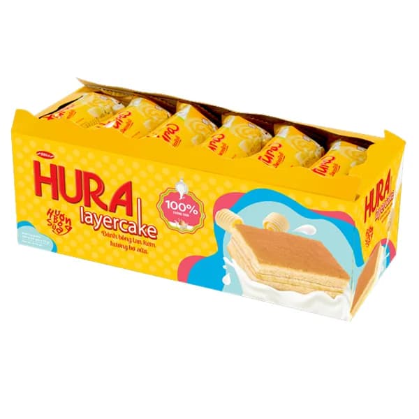 Bibica Candy Hura Butter Milk Layer 300g x 12