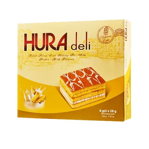 Bibica Candy Hura Deli Butter Milk Layer 168g x 10