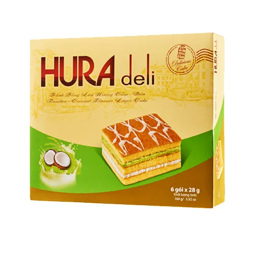 Bibica Candy Hura Deli Pandan Coconut Layer 168g x 10