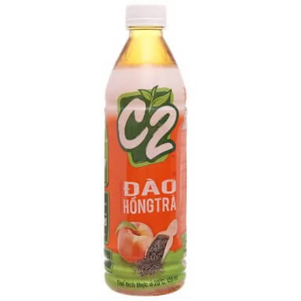 C2 Juice Peach Tea Peach Green Tea 455ml