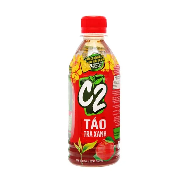 C2 Soft Drink Green Tea Apple 360ml