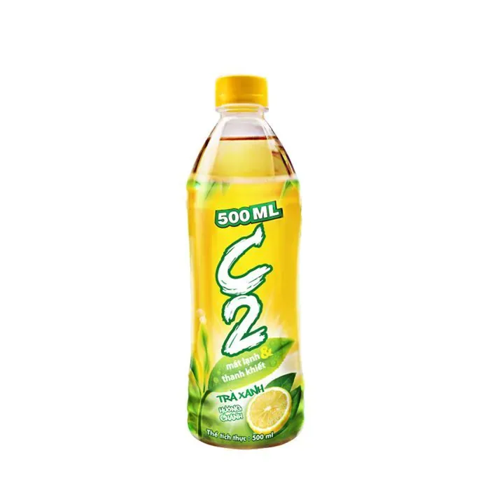 C2 Soft Drink Green Tea Lemon 500ml