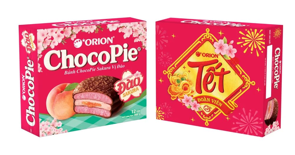 Choco Pie Cake Peach 360g