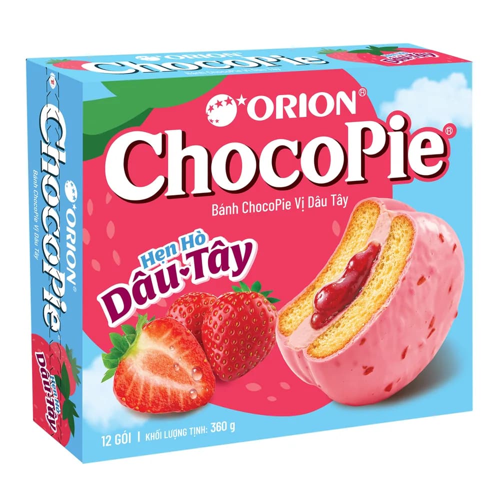 Choco Pie Cake Strawberry 360g