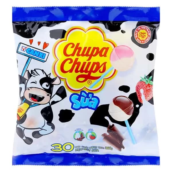 Chupa Chups Lollipop Milk 360g