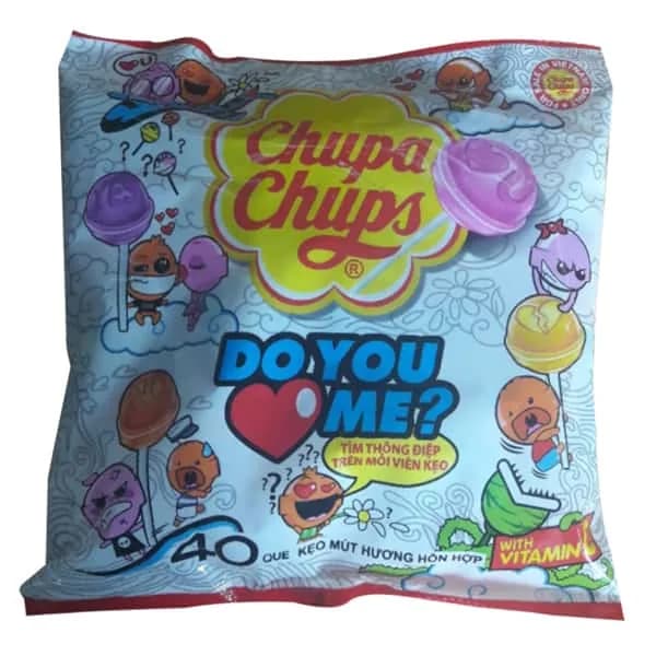Chupa Chups Lollipop Mixed With Vitamin C 100g