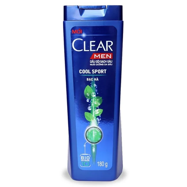 Clear Shampoo Men Cool Sport Methol 180g