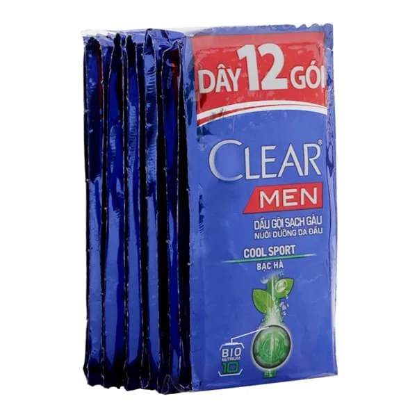 Clear Shampoo Men Cool Sport Methol 5g