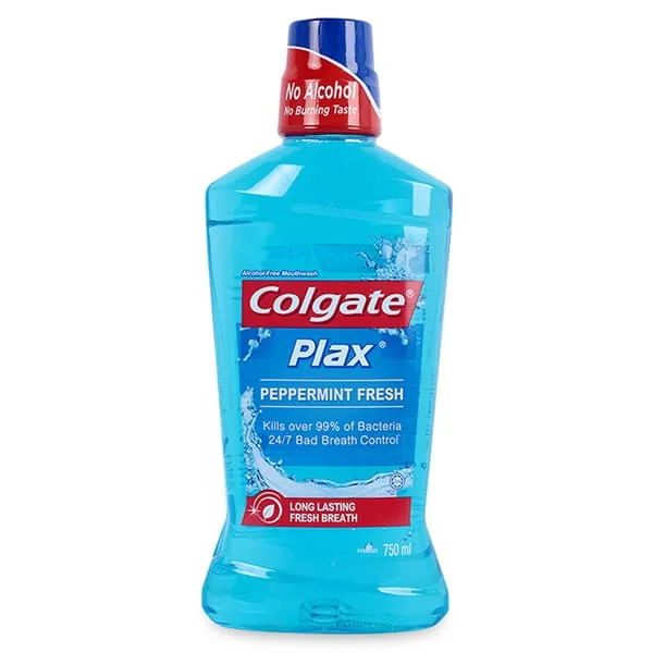 Colgate Mouthwash Plax Peppermint 750ml