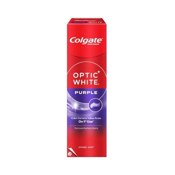 Colgate Toothpaste Optic White Purple Whitening 100g x 48
