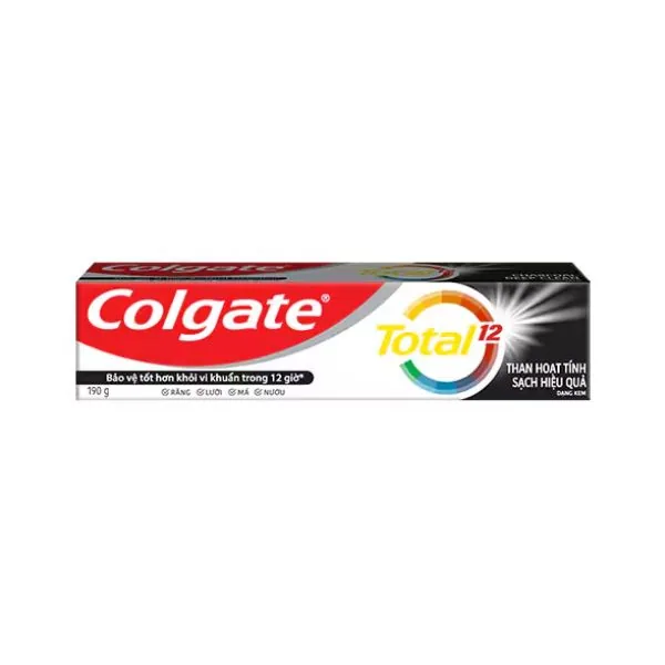 Colgate Toothpaste Total Activated Charcoal Effective Clean 170g x 36