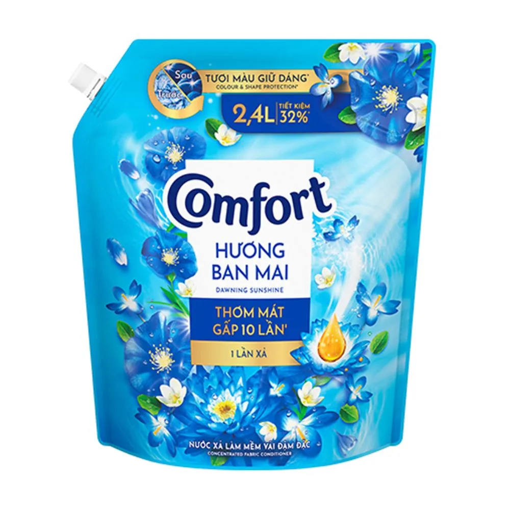 Comfort Fabric Softener Dawning Sunrise Concentrated 2400ml