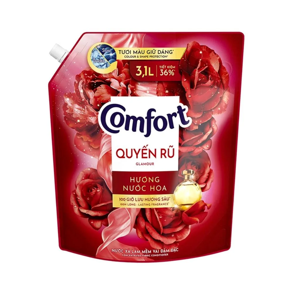 Comfort Fabric Softener Glamour Luxury Fragrance Concentrated 3100ml
