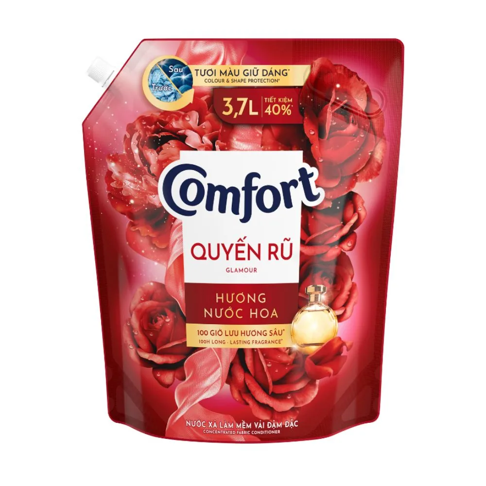 Comfort Fabric Softener Glamour Luxury Fragrance Concentrated 3700ml