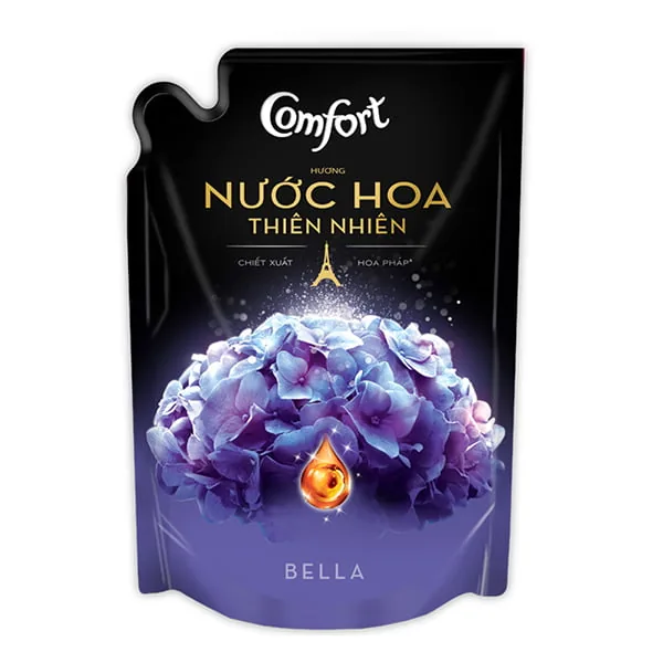 Comfort Fabric Softener Natural Perfume Bella Concentrated Refill 750ml