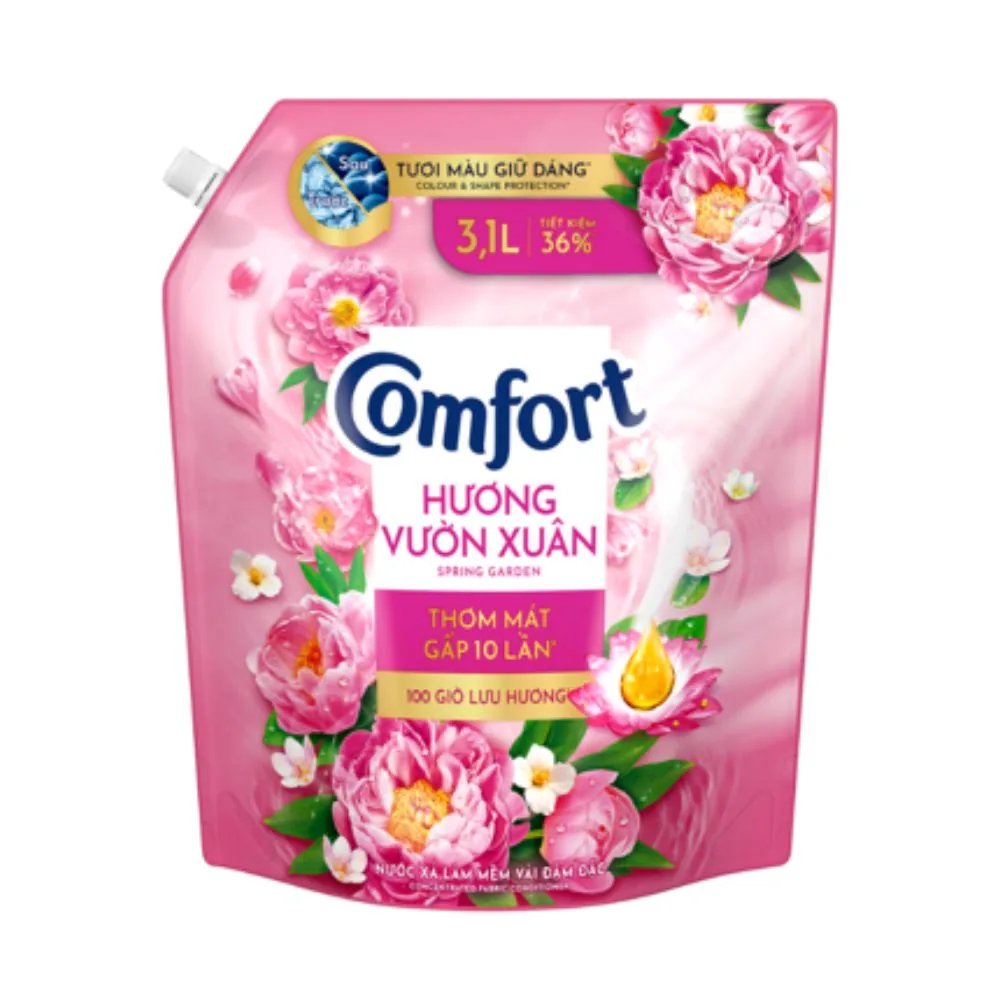 Comfort Fabric Softener Spring Garden Concentrated 3100ml