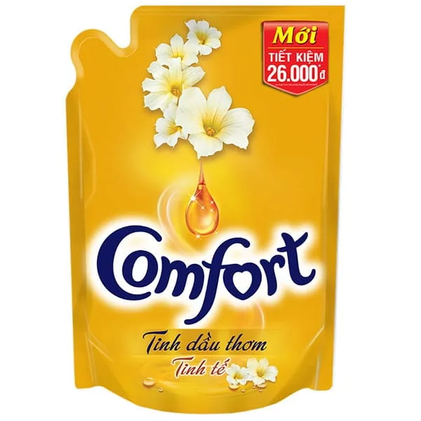 Comfort Fabric Softener Ultra Aromatherapy Gold Concentrated Refill 1600ml x 3
