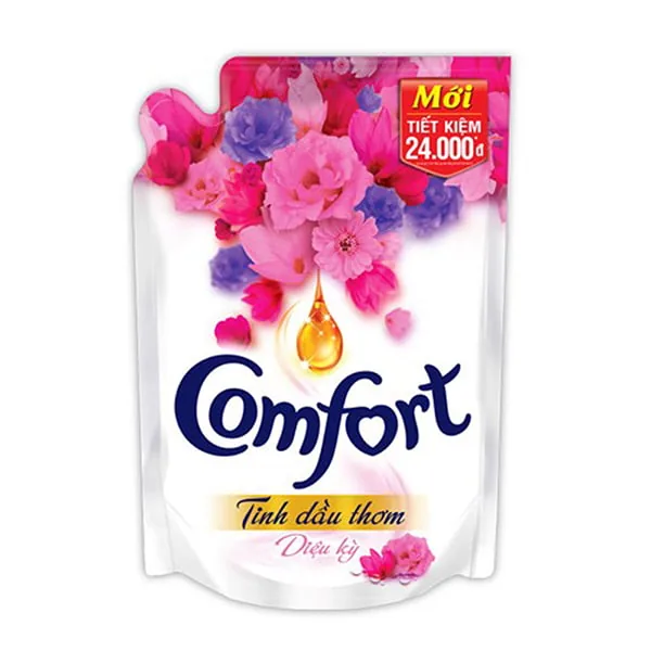 Comfort Fabric Softener Ultra Aromatherapy Pink Concentrated Refill 800ml x 3