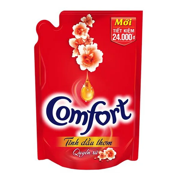 Comfort Fabric Softener Ultra Aromatherapy Red Concentrated Refill 800ml x 3