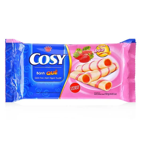 Cosy Wafer Strawberry Crunch 132g