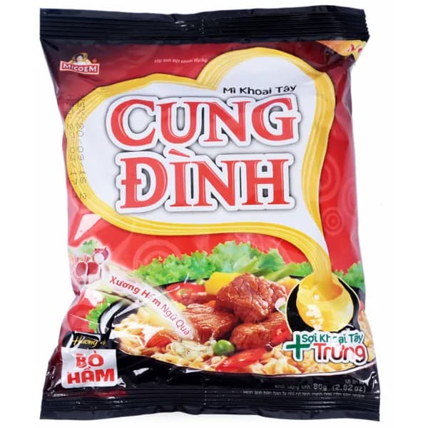 Cung Dinh Instant Noodle Stewed Beef 80g