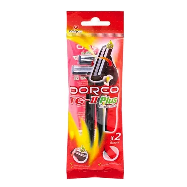 Dorco Razor Tg-Ii Plus Tg-1101 2P Disposable 2’S 1s