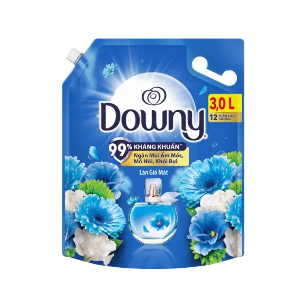 Downy Fabric Softener Fresh Wind 3000ml x 4