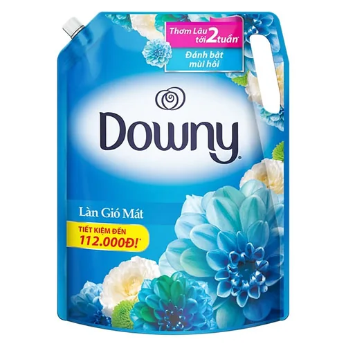 Downy Fabric Softener Fresh Wind Refill 2400ml x 4