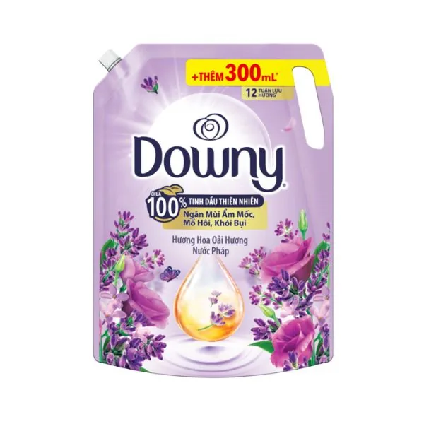 Downy Fabric Softener Parfum French Lavender Concentrated 2500ml x 4