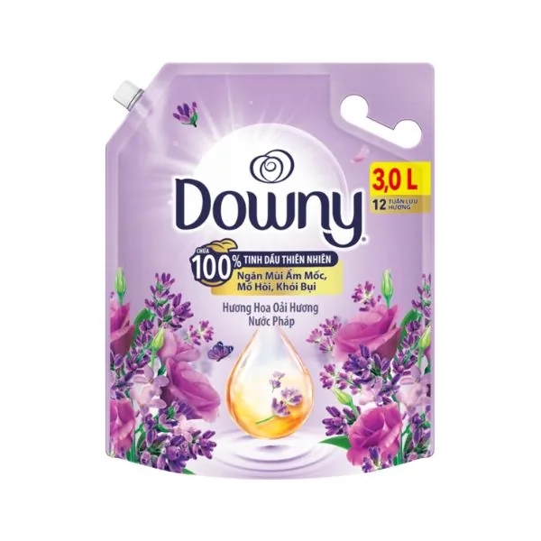 Downy Fabric Softener Parfum French Lavender Concentrated 3000ml x 4