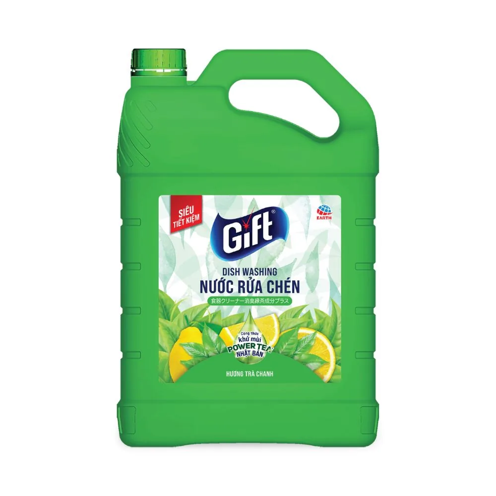 Gift Dishwashing Liquid Lemon Tea 3800g