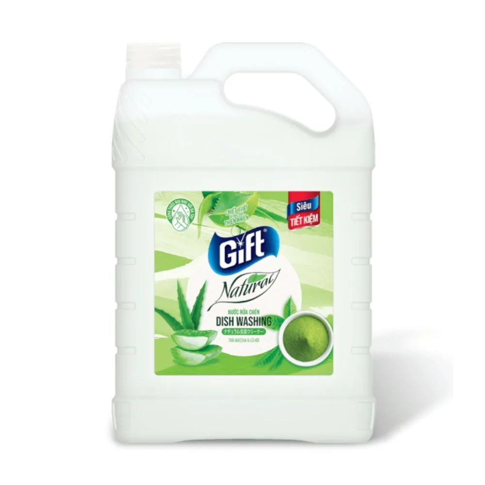 Gift Dishwashing Liquid Matcha & Aloe Vera 3800g