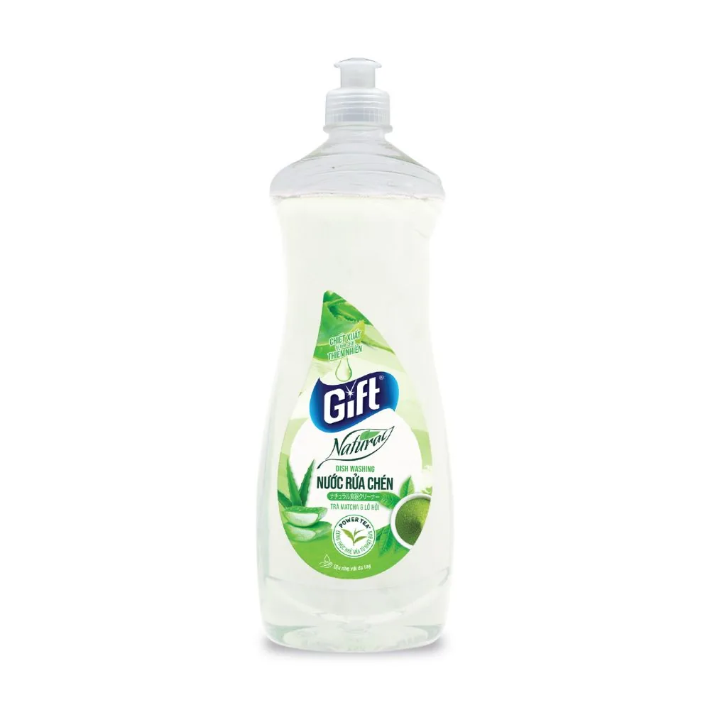 Gift Dishwashing Liquid Matcha & Aloe Vera 800g