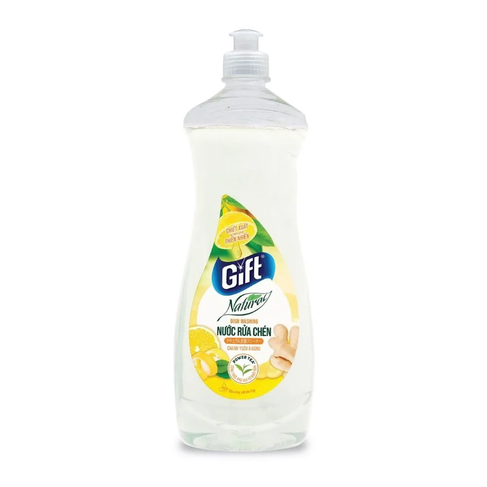 Gift Dishwashing Liquid Yuzu Lemon & Ginger Scent 800g