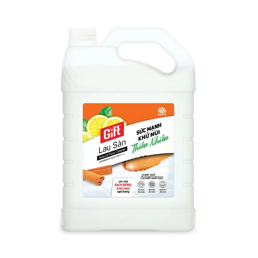 Gift Floor Cleaner Natural Cinnamon & Yuzu Extract 3800g x 3
