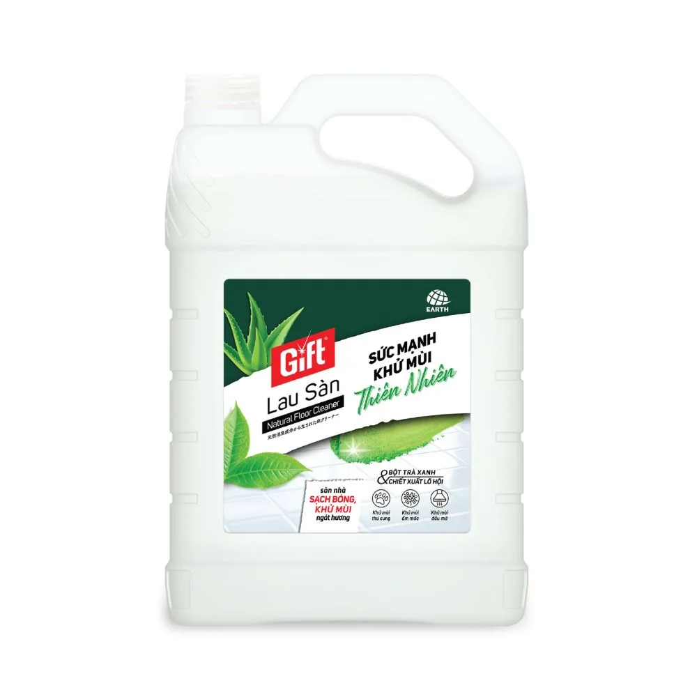 Gift Floor Cleaner Natural Green Tea & Aloe 3800g x 3