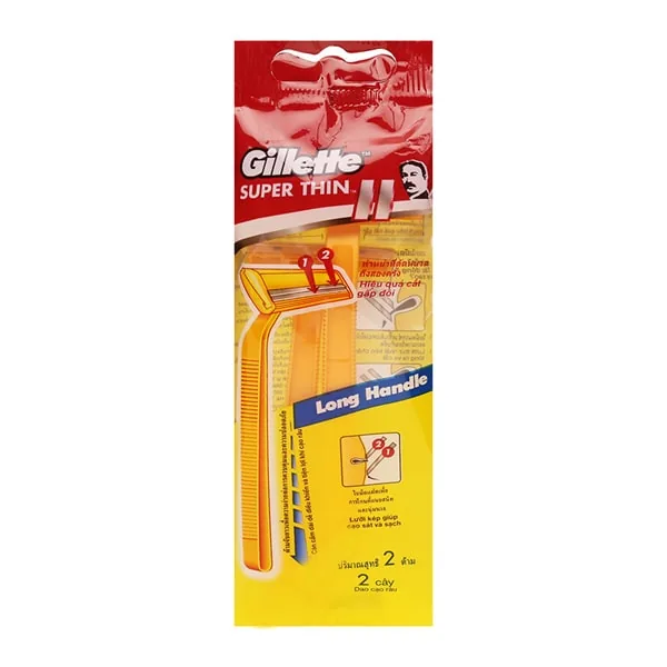 Gillette Razor Super Thin Ii Disposable 2’S 1s